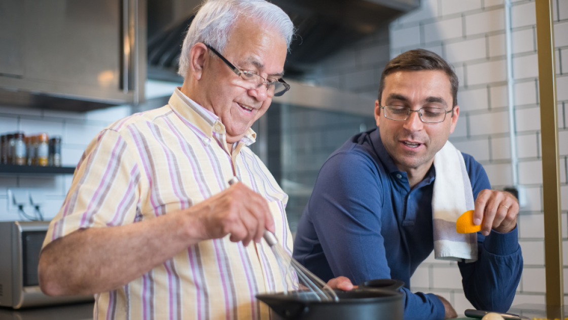 men cooking