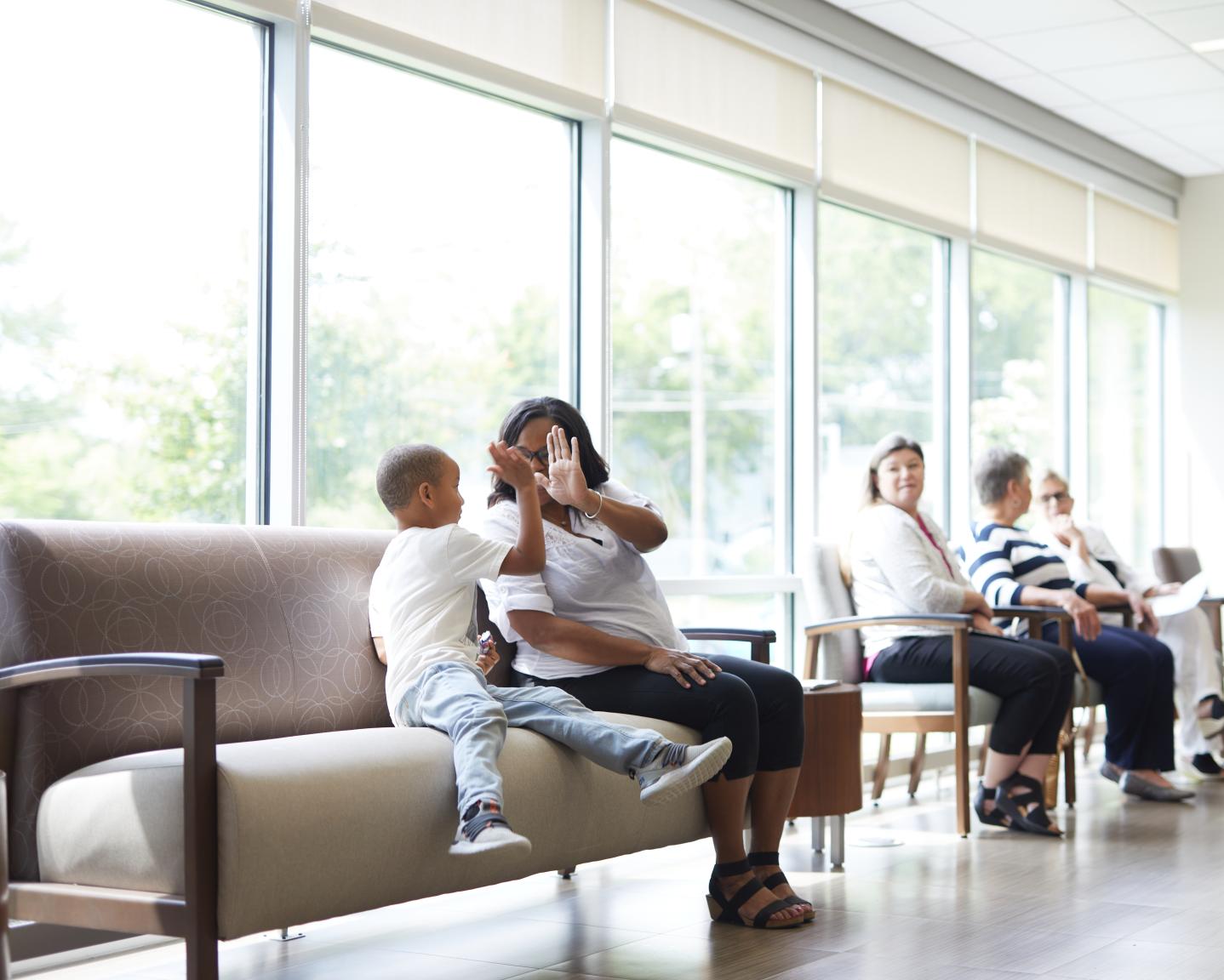 SIU Medicine Patients in waiting room